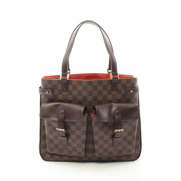 LOUIS VUITTON Brown Damier Leather Tote Bag - Picture 2 of 9